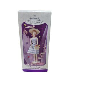 Vtg Hallmark Keepsake 35th Anniversary Midge Suburban Shopper Ornament  Barbie